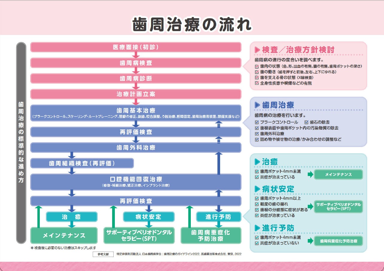 歯周治療の流れ